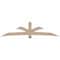 Ekena Millwork Davenport Smooth Timber Gable Bracket, Douglas Fir, 108"W x 27"H x 3 1/2"D x 5 1/2"F, 6/12 Pitch GBW108X27X0406DAV00SDF - alternate 1
